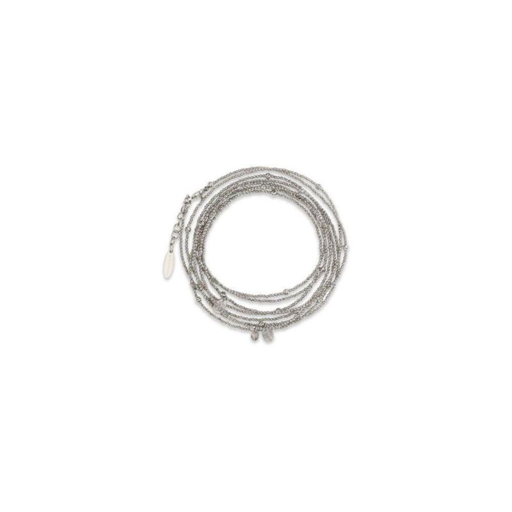 Brunello Cucinelli Elegant Polished Chain Link Bracelet Women Silver Bracelets